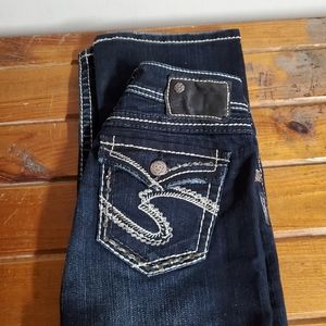 Silver Natsuki flap jeans